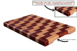 Endgrain Style - Wood Steak Board