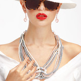 Multi Color Pearl Knotted Necklace