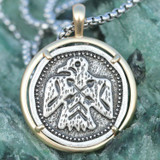 Navajo Native American Thunderbird Necklace  Southwestern