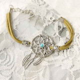 6 Colors Vintage Mini Dreamcatcher Handmade Bracelet
