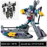 Transformer Robot Car Anime Devastator Aircraft Tank Model 5 IN 1