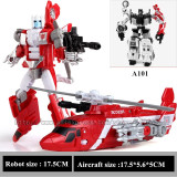 Transformer Robot Car Anime Devastator Aircraft Tank Model 5 IN 1