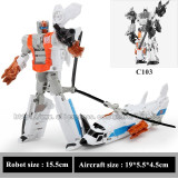 Transformer Robot Car Anime Devastator Aircraft Tank Model 5 IN 1