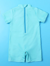 Baby Boy Shark Print One Piece Swimsuit