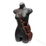 Pouch Leather Saddle Wallet