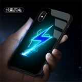 Tempered Glass Light Up Case For iPhone