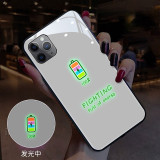 Tempered Glass Light Up Case For iPhone