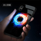 Tempered Glass Light Up Case For iPhone