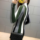 Contrast Knitted Stripe Sweater