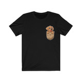 Cute Dog Pocket T-Shirt