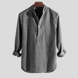 Spring / Summer -  Helisopus New Fashion Spring Summer Casual Men's Shirt S-5XL