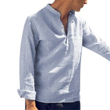 Spring / Summer -  Helisopus New Fashion Spring Summer Casual Men's Shirt S-5XL
