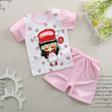 Baby Boy Girl Clothes Summer 2020 Newborn Baby Boys Clothes Set Cotton Baby Clothing Suit Shirt+Pants Infant Clothes Set
