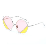 trendy fashion planet shape sunglasses