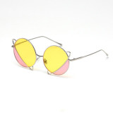 trendy fashion planet shape sunglasses