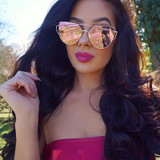 Cat Eye Sunglasses Women Brand Designer Twin-Beams Sun Glasses Mirror Sunglasses