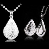 Vintage Photo Locket Pendant Necklace Shellhard Trendy Hollow Heart Shaped Necklaces & Pendants Fashion Jewelry