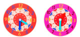Children Montessori Wooden Clock