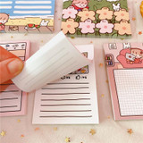 Cartoon girl sticky notes[sample]