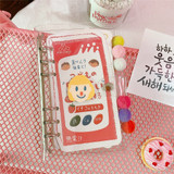 Cute 6-Ring Binder Notebook 2 size