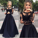 Long Sleeve Evening Elegant Party Dress
