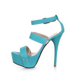 2017 New women shoes buckle women sandals thin high heels sandals