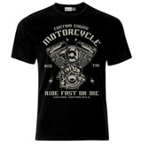 Classic Retro Motorbike T-Shirt