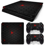 PS4 SLIM LIMITED EDITION VINYL SKIN BUNDLE HEXAGONS