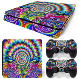 PS4 SLIM LIMITED EDITION VINYL SKIN BUNDLE LSD EDITION