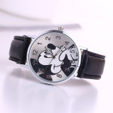 O.T.Sea Brand 2018 Cute cartoon quartz wristwatch children leather Ladies watch Mickey women watches kid boy girls relojes