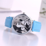 O.T.Sea Brand 2018 Cute cartoon quartz wristwatch children leather Ladies watch Mickey women watches kid boy girls relojes