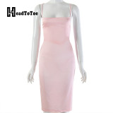 Sexy Spaghetti Strap, Hollow Out Fashion Forward Dress