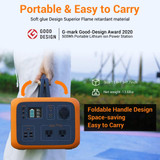 ACOPOWER Power Station 500Wh Solar Generator Wireless Charging Battery Backup for Outdoor & Emergency (New Arrival )