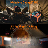 ACOPOWER Power Station 500Wh Solar Generator Wireless Charging Battery Backup for Outdoor & Emergency (New Arrival )