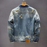 Nuba Ripped Denim Jacket