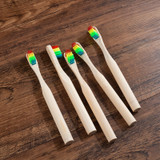 New 5-Pack DuPont bristles toothbrush eco friendly bamboo toothbrush Oral Care tooth brush ecologico biodegradable toothbrush
