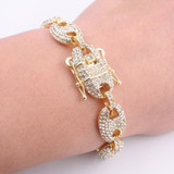 Iced Gold and Silver Necklaces/Bracelets