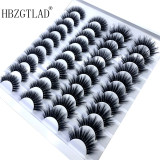 HBZGTLAD 20 pairs natural false eyelashes fake lashes long makeup 3d mink eyelashes eyelash extension mink eyelashes for beauty