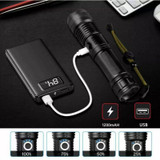 Powerful LED Flashlight With Rechargeable Battery