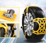 Car Snow Chains, 6 Pcs Emergency Anti Slip Tire Traction Chains, Chains for Tires