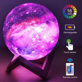3D Moon Lamp Galaxy Moon Light