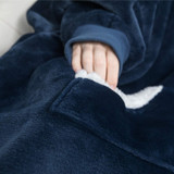 TheCoodie™ Oversized Wearable Sherpa Blanket Hoodie (One Size)