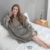 TheCoodie™ Oversized Wearable Sherpa Blanket Hoodie (One Size)