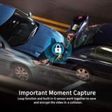 Mirror Dash Cam for Cars with Full Touch Screen, Backup Camera Rear View Mirror