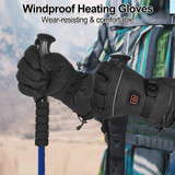 Battery Heated Gloves - 3 Heating Levels Touchscreen Ski Gloves Men & Women Battery Heated Gloves - 3 Heating Levels Touchscreen Ski Gloves Men & Women