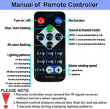 Sound Activated Party Lights with Remote Control, RGB Disco Ball