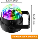 Sound Activated Party Lights with Remote Control, RGB Disco Ball
