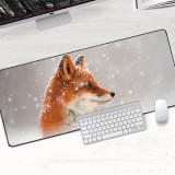 Fox Desk Mat Cat Leopard Animal Gaming Mouse Pad Computer Mat Waterproof Gaming Mouse Pad Gamer Mousepad Mice Mat