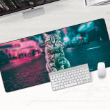 Fox Desk Mat Cat Leopard Animal Gaming Mouse Pad Computer Mat Waterproof Gaming Mouse Pad Gamer Mousepad Mice Mat