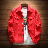 Casual Ripped Denim Jacket ( 4 COLORS )
